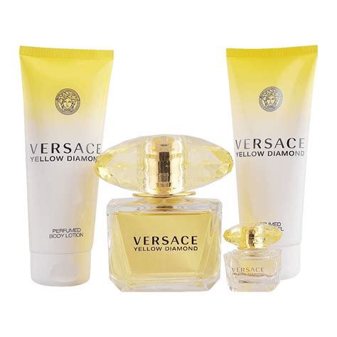 versace yellow diamond gift pack|versace yellow diamond body wash.